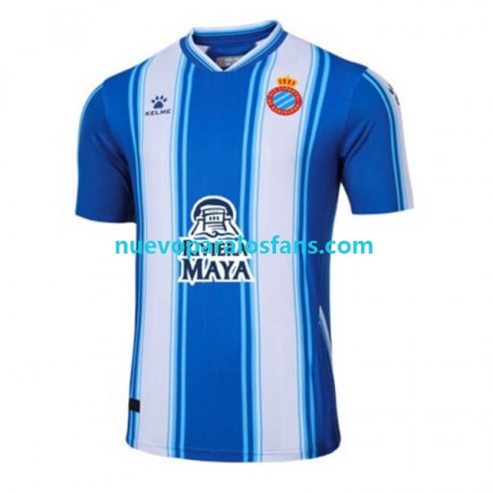 Camiseta de Fútbol RCD Espanyol Hombre Casa 2022-2023 Manga Corta