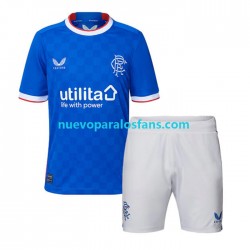 Camiseta de Fútbol Rangers Niño Casa 2022-2023 Manga Corta