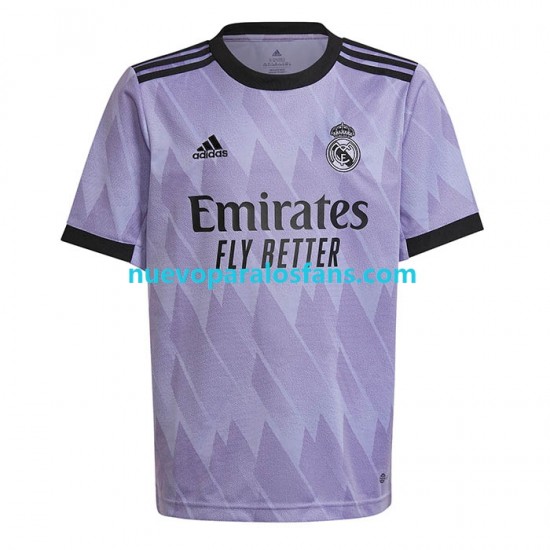 Camiseta de Fútbol Real Madrid Hombre Exterior 2022-2023 Manga Corta