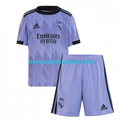 Camiseta de Fútbol Real Madrid Niño Exterior 2022-2023 Manga Corta