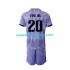 Camiseta de Fútbol Real Madrid Vinicius Junior 20 Niño Exterior 2022-2023 Manga Corta