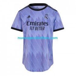 Camiseta de Fútbol Real Madrid Mujer Exterior 2022-2023 Manga Corta