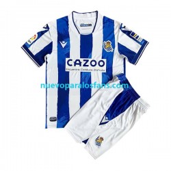 Camiseta de Fútbol Real Sociedad Niño Casa 2022-2023 Manga Corta