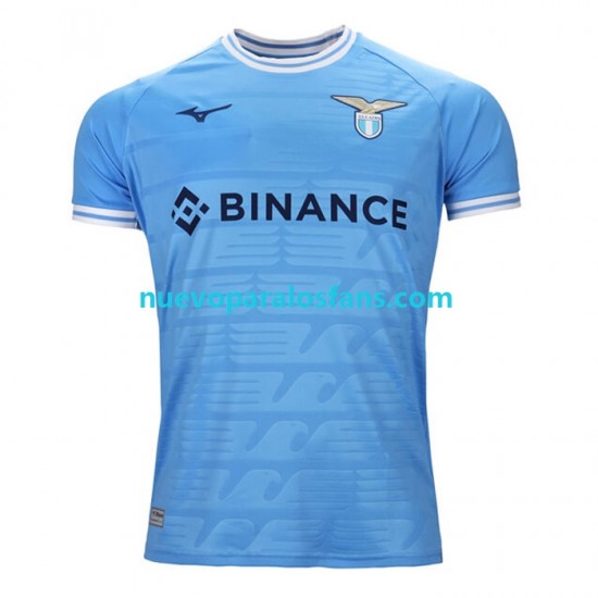 Camiseta de Fútbol SS Lazio Hombre Casa 2022-2023 Manga Corta
