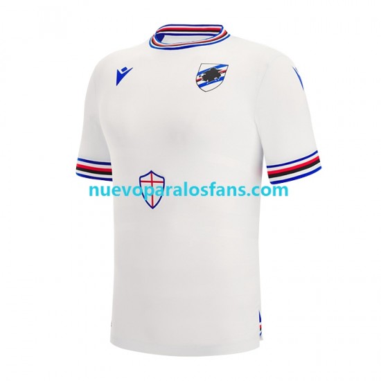 Camiseta de Fútbol Sampdoria Hombre Exterior 2022-2023 Manga Corta