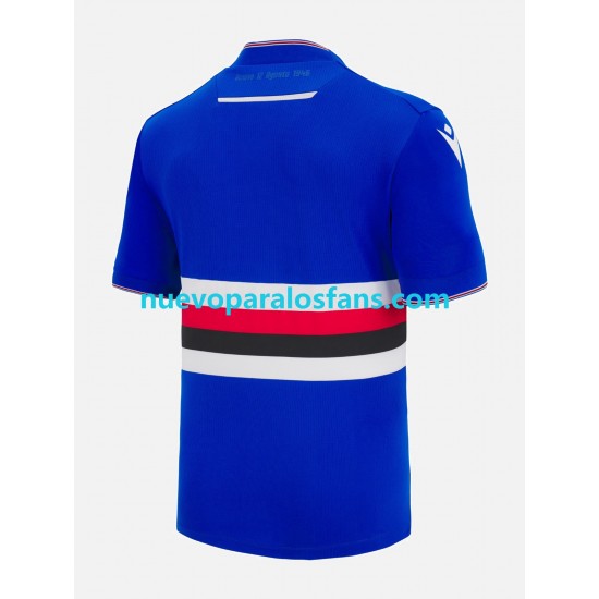 Camiseta de Fútbol Sampdoria Hombre Casa 2022-2023 Manga Corta