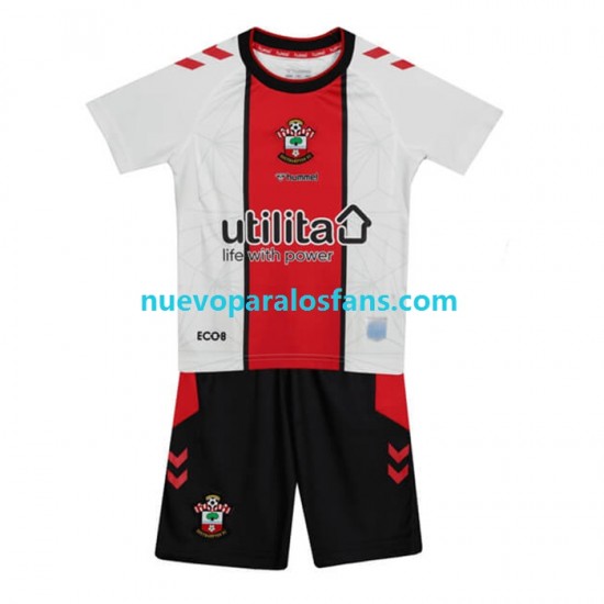 Camiseta de Fútbol Southampton Niño Casa 2022-2023 Manga Corta