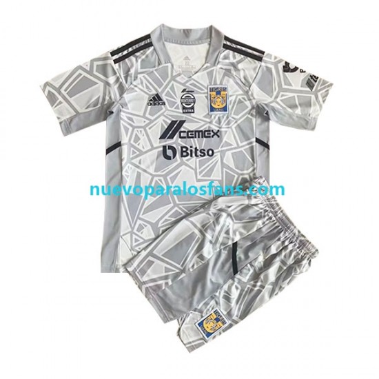 Camiseta de Fútbol Tigres UANL Portero Niño Casa 2022-2023 Manga Corta