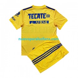 Camiseta de Fútbol Tigres UANL Niño Casa 2022-2023 Manga Corta