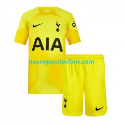 Camiseta de Fútbol Tottenham Hotspur Portero Niño Casa 2022-2023 Manga Corta