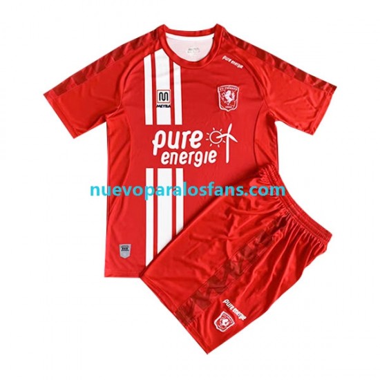 Camiseta de Fútbol Twente Niño Casa 2022-2023 Manga Corta