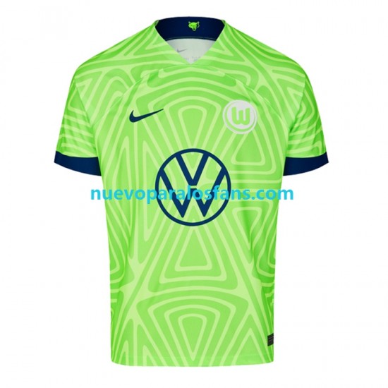 Camiseta de Fútbol VfL Wolfsburg Hombre Casa 2022-2023 Manga Corta
