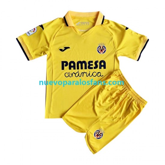 Camiseta de Fútbol Villarreal CF Niño Casa 2022-2023 Manga Corta