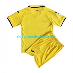 Camiseta de Fútbol Villarreal CF Niño Casa 2022-2023 Manga Corta