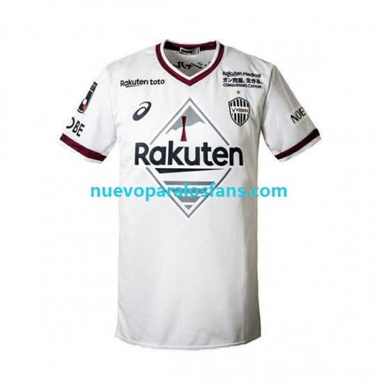 Camiseta de Fútbol Vissel Kobe Hombre Exterior 2022 Manga Corta