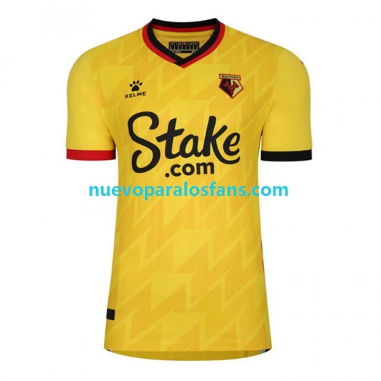 Camiseta de Fútbol Watford Hombre Casa 2022-2023 Manga Corta