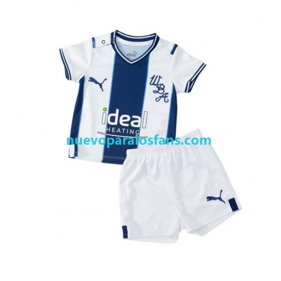 Camiseta de Fútbol West Bromwich Albion Niño Casa 2022-2023 Manga Corta
