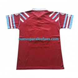 Camiseta de Fútbol West Ham United Retro Hombre Casa 1991-1992 Manga Corta