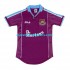 Camiseta de Fútbol West Ham United Retro Hombre Casa 1999-2001 Manga Corta