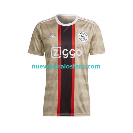 Camiseta de Fútbol AFC Ajax Hombre Tercera 2022-2023 Manga Corta