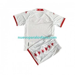 Camiseta de Fútbol AS Monaco Niño Casa 2022-2023 Manga Corta