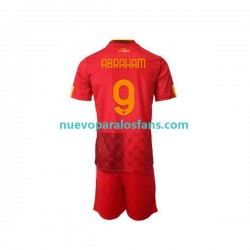 Camiseta de Fútbol AS Roma Tammy Abraham 9 Niño Casa 2022-2023 Manga Corta