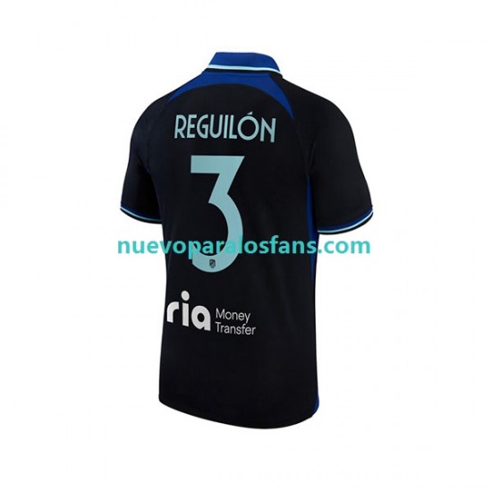 Camiseta de Fútbol Atlético Madrid Sergio Reguilon 3 Hombre Exterior 2022-2023 Manga Corta