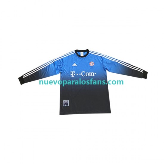 Camiseta de Fútbol Bayern de Múnich Portero Retro Hombre Casa 2002-2003 Manga Larga