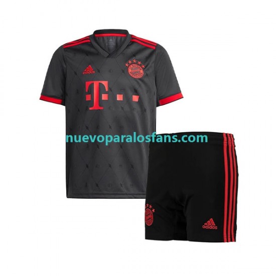 Camiseta de Fútbol Bayern de Múnich Niño Tercera 2022-2023 Manga Corta