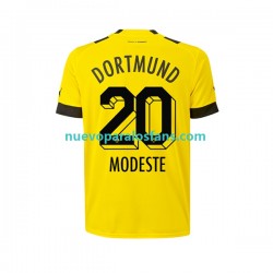 Camiseta de Fútbol Borussia Dortmund Anthony Modeste 20 Hombre Casa 2022-2023 Manga Corta