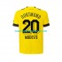 Camiseta de Fútbol Borussia Dortmund Anthony Modeste 20 Hombre Casa 2022-2023 Manga Corta