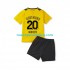 Camiseta de Fútbol Borussia Dortmund Anthony Modeste 20 Niño Casa 2022-2023 Manga Corta