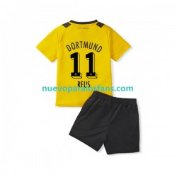 Camiseta de Fútbol Borussia Dortmund Marco Reus 11 Niño Casa 2022-2023 Manga Corta
