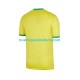 Camiseta de Fútbol Brasil Hombre Casa Copa Mundial 2022 Manga Corta