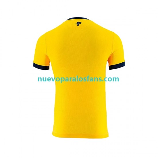 Camiseta de Fútbol Ecuador Hombre Casa Copa Mundial 2022 Manga Corta