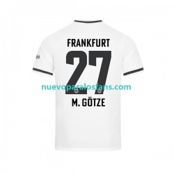 Camiseta de Fútbol Eintracht Frankfurt Mario Gotze Hombre Casa 2022-2023 Manga Corta