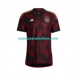 Camiseta de Fútbol Alemania Hombre Exterior Copa Mundial 2022 Manga Corta