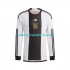 Camiseta de Fútbol Alemania Hombre Casa Copa Mundial 2022 Manga Larga