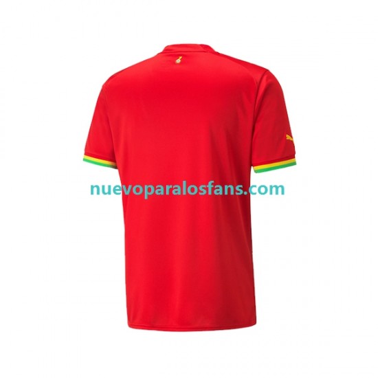 Camiseta de Fútbol Ghana Hombre Exterior Copa Mundial 2022 Manga Corta