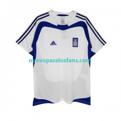 Camiseta de Fútbol Grecia Retro Hombre Casa 2004 Manga Corta