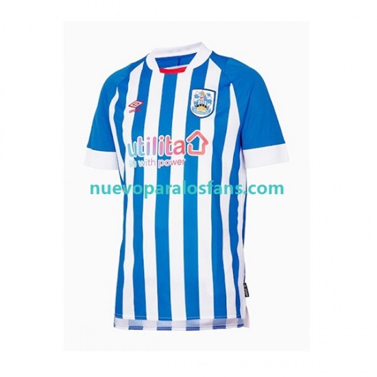 Camiseta de Fútbol Huddersfield Hombre Casa 2022-2023 Manga Corta