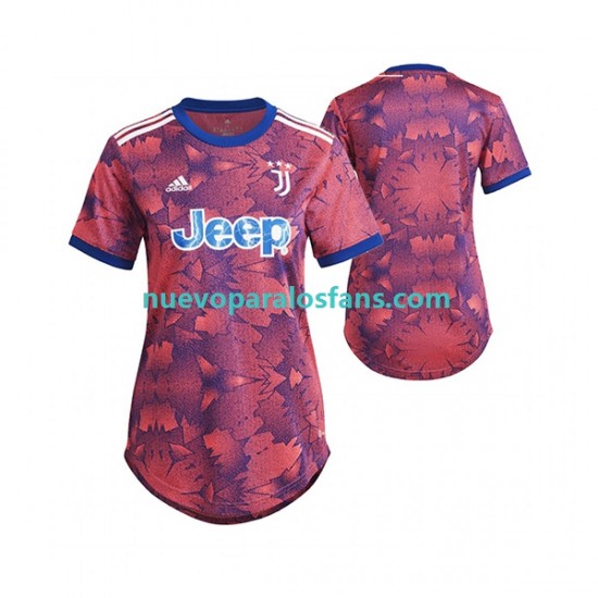 Camiseta de Fútbol Juventus Mujer Tercera 2022-2023 Manga Corta