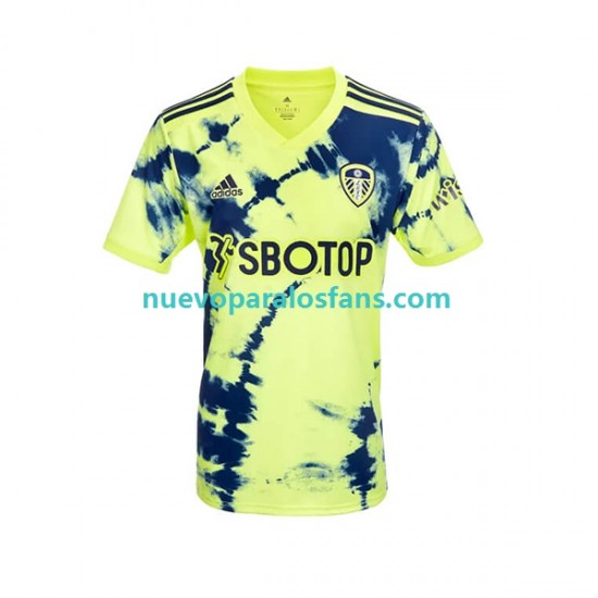Camiseta de Fútbol Leeds United Hombre Exterior 2022-2023 Manga Corta