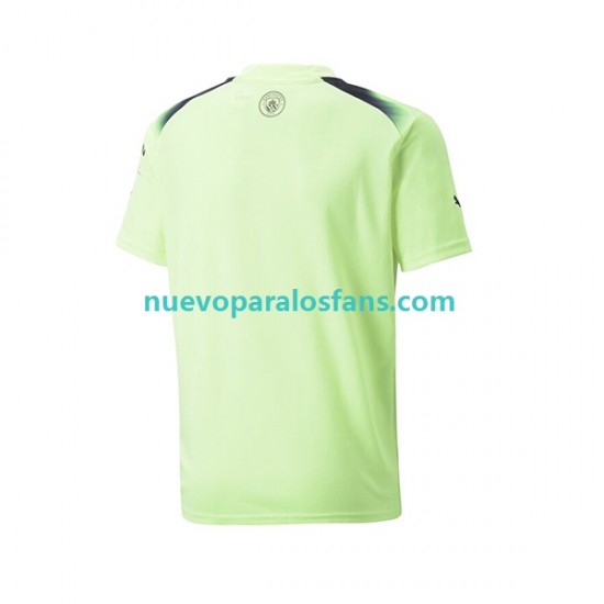 Camiseta de Fútbol Manchester City Hombre Tercera 2022-2023 Manga Corta
