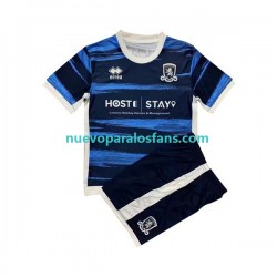 Camiseta de Fútbol Middlesbrough Niño Exterior 2022-2023 Manga Corta