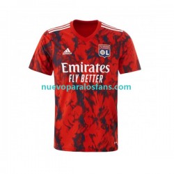 Camiseta de Fútbol Olympique de Lyon Hombre Exterior 2022-2023 Manga Corta