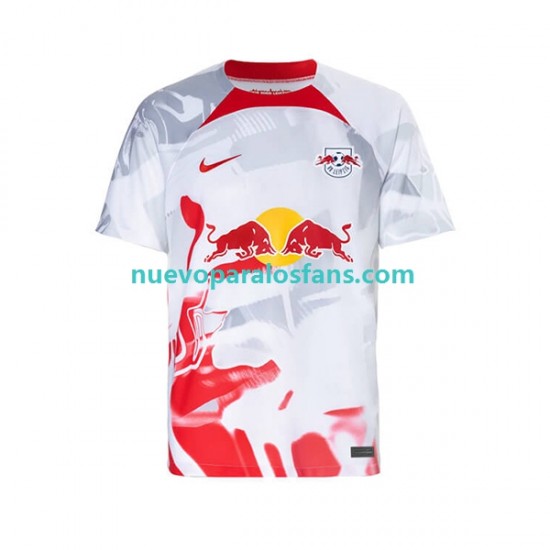 Camiseta de Fútbol RB Leipzig Hombre Casa 2022-2023 Manga Corta