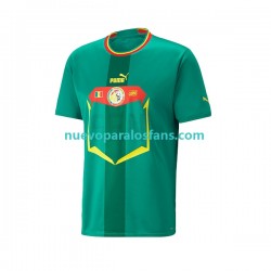 Camiseta de Fútbol Senegal Hombre Exterior Copa Mundial 2022 Manga Corta