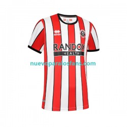 Camiseta de Fútbol Sheffield United Hombre Casa 2022-2023 Manga Corta