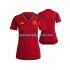 Camiseta de Fútbol España Mujer Casa Copa Mundial 2022 Manga Corta